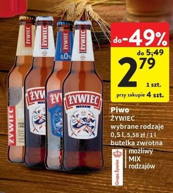 Intermarche Piwo żywiec bezalkoholowe oferta