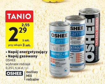 Intermarche Napój elektrolity + witaminy oshee vitamin recovery oferta