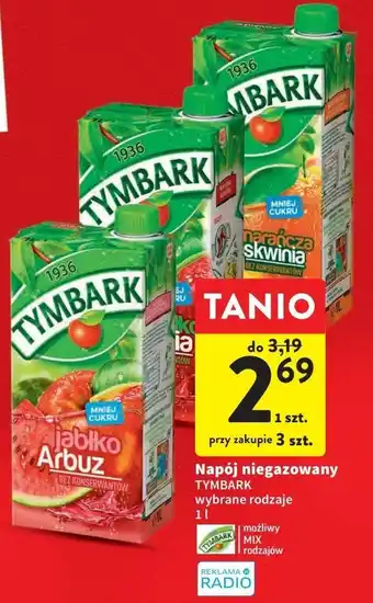 Intermarche Napój jabłko-arbuz tymbark 1936 oferta