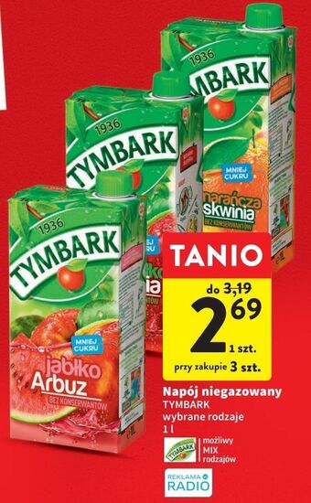 Intermarche Napój pomarańcza-brzoskwinia tymbark 1936 oferta
