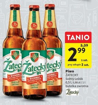 Intermarche Piwo zatecky svetly lezak oferta