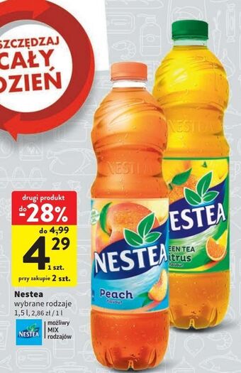Herbata mrożona peach nestea