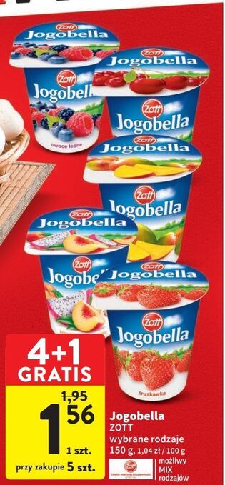 Intermarche Jogurt truskawka zott jogobella oferta