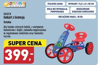 ALDI Hauck Gokart z licencją oferta