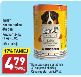 ALDI Karma dla psa romeo oferta