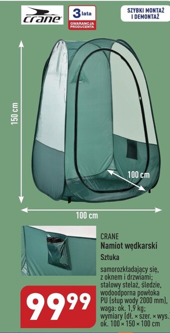 ALDI Namiot crane oferta