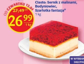 Delikatesy Centrum Ciasto oferta