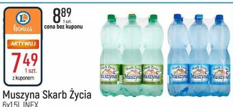 E.Leclerc Woda gazowana muszyna skarb życia oferta