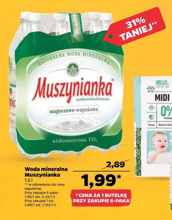 Woda mineralna muszynianka