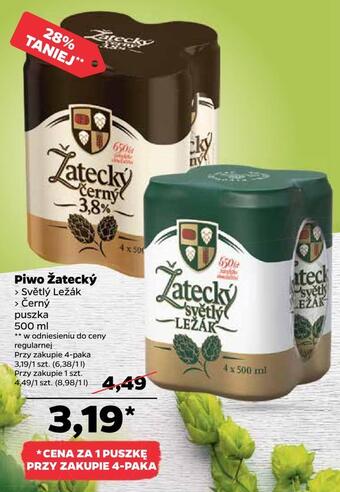 Netto Piwo žatecký oferta