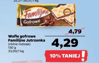 Netto Wafle gofrowe familijne jutrzenka oferta