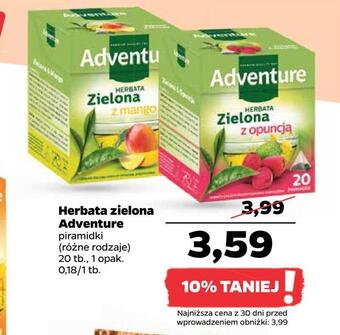 Netto Herbata zielona adventure oferta