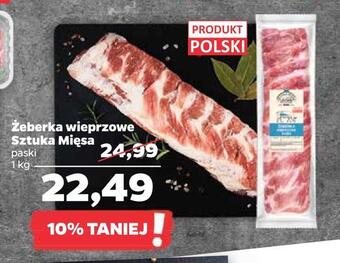 Netto Żeberka wieprzowe sztuka mięsa oferta