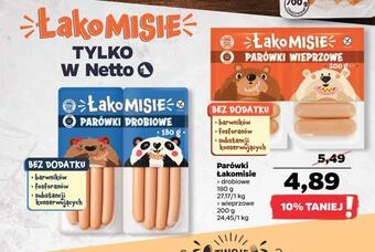 Netto Parówki łakomisie oferta
