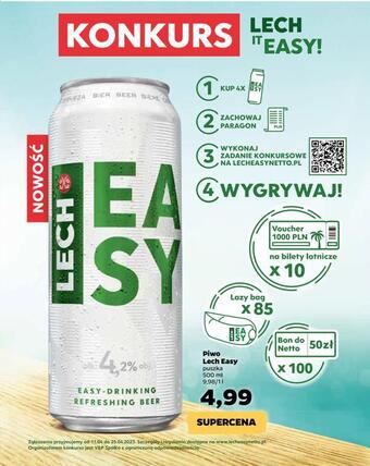 Netto Piwo lech easy oferta
