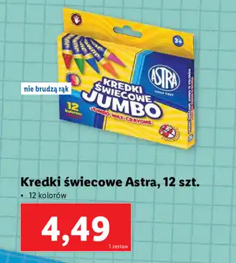 Lidl Kredki świecowe 12szt. oferta