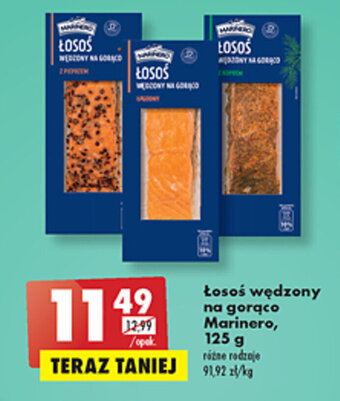 Biedronka Marinero Łosoś wędzony na gorąco 125g oferta