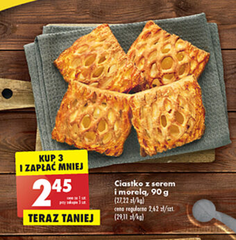 Biedronka Ciastko z serem i morelą 90g oferta