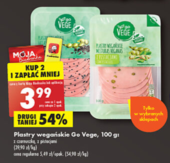Go Vege Plastry wegańskie 100g
