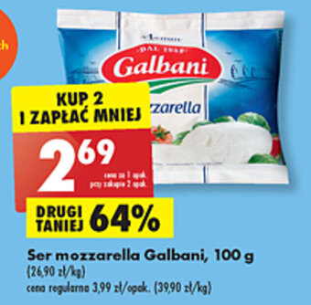 Biedronka Galbani Ser mozzarella 100g oferta