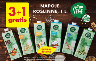 Biedronka Go Vege Napoje roślinne 1l oferta