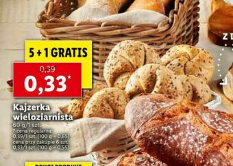 Lidl Kajzerka wieloziarnista oferta