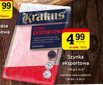 Gram Market Krakus Szynka eksportowa 120g oferta