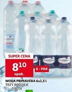 Auchan Woda niegazowana primavera oferta