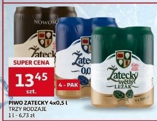 Auchan Piwo zatecky 0% oferta