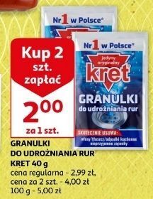 Auchan Granulki do udrożniania rur kret oferta