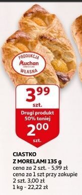 Auchan Ciastko z morelami oferta