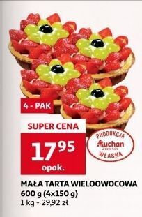Auchan Tarta wieloowocowa auchan oferta