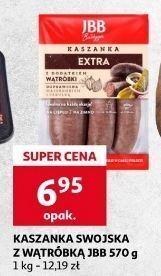 Auchan Kaszanka swojska z wątróbką jbb bałdyga oferta