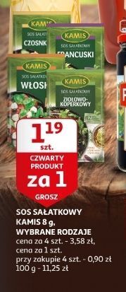 Auchan Sos sałatkowy czosnkowy kamis oferta