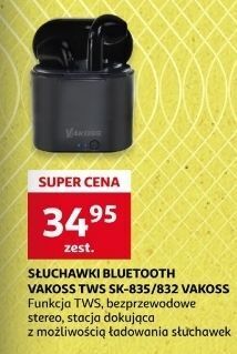 Auchan Słuchawki tws sk-835 vakoss oferta