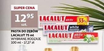Auchan Pasta do zębów herbal lacalut aktiv oferta