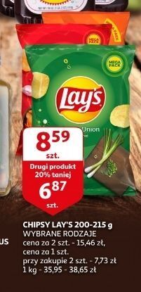 Auchan Chipsy paprykowe lay's oferta