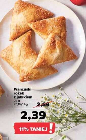 Netto Rożek francuski z jabłkiem aryzta oferta