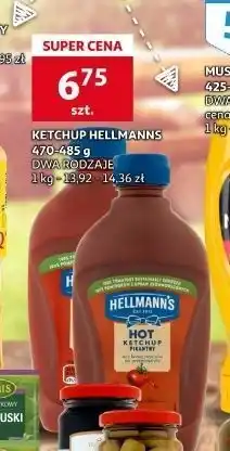 Auchan Ketchup łagodny classic hellmann's oferta