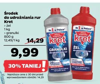Netto Granulki do udrożniania rur kret oferta