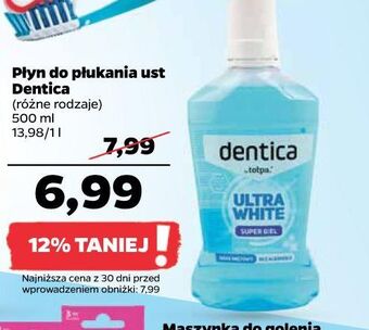 Netto Płyn do płukania ust ultra white dentica oferta