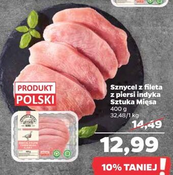 Netto Sznycel z fileta piersi indyka sztuka mięsa netto oferta