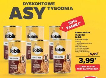 Netto Karma dla psa z wołowiną i warzywami bobik oferta
