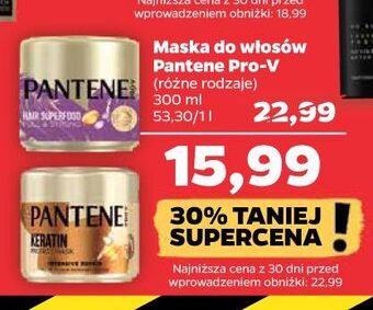 Netto Odżywka do włosów full & strong pantene pro-v superfood oferta