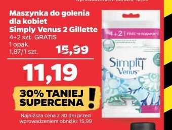 Netto Maszynka do golenia gillette simply venus 2 oferta