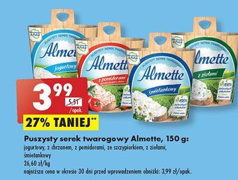 Biedronka Serek śmietankowy hochland almette oferta