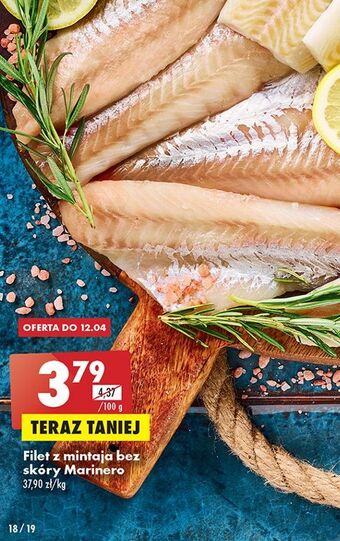 Biedronka Mintaj filet bez skóry marinero oferta