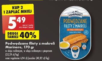 Biedronka Podwędzane filety z makreli oleju roślinnym pieprzem marinero oferta