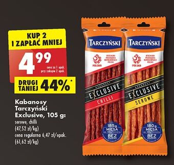 Biedronka Kabanosy chilli tarczyński exclusive oferta