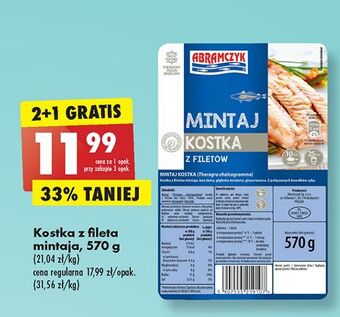 Biedronka Mintaj kostka abramczyk oferta